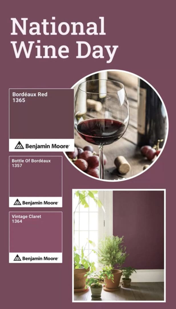 Benjamin Moore Wine Inspired Colors All Los Angeles Painting Company