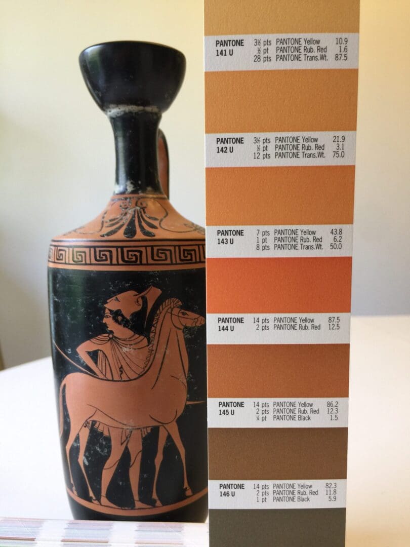 Pantone Burnt Oranges.