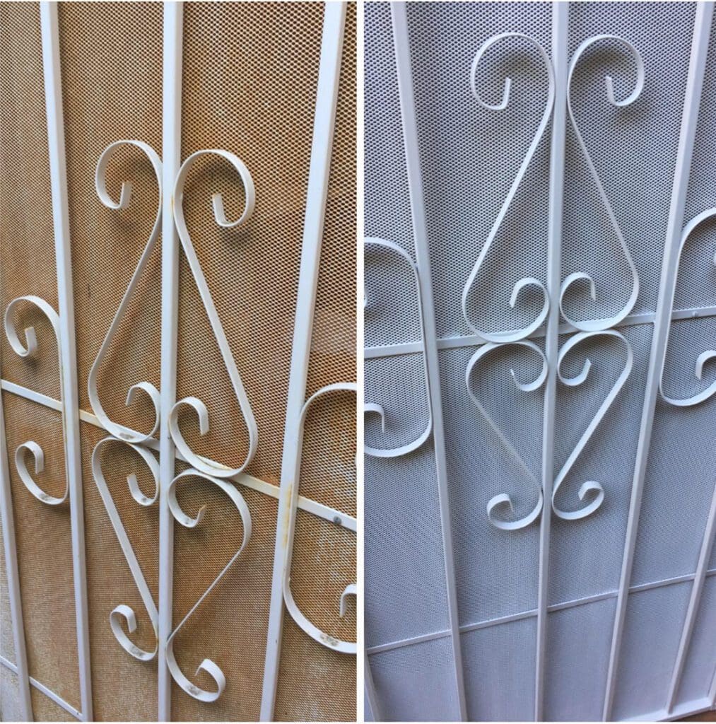 Metal Security Door Painting.