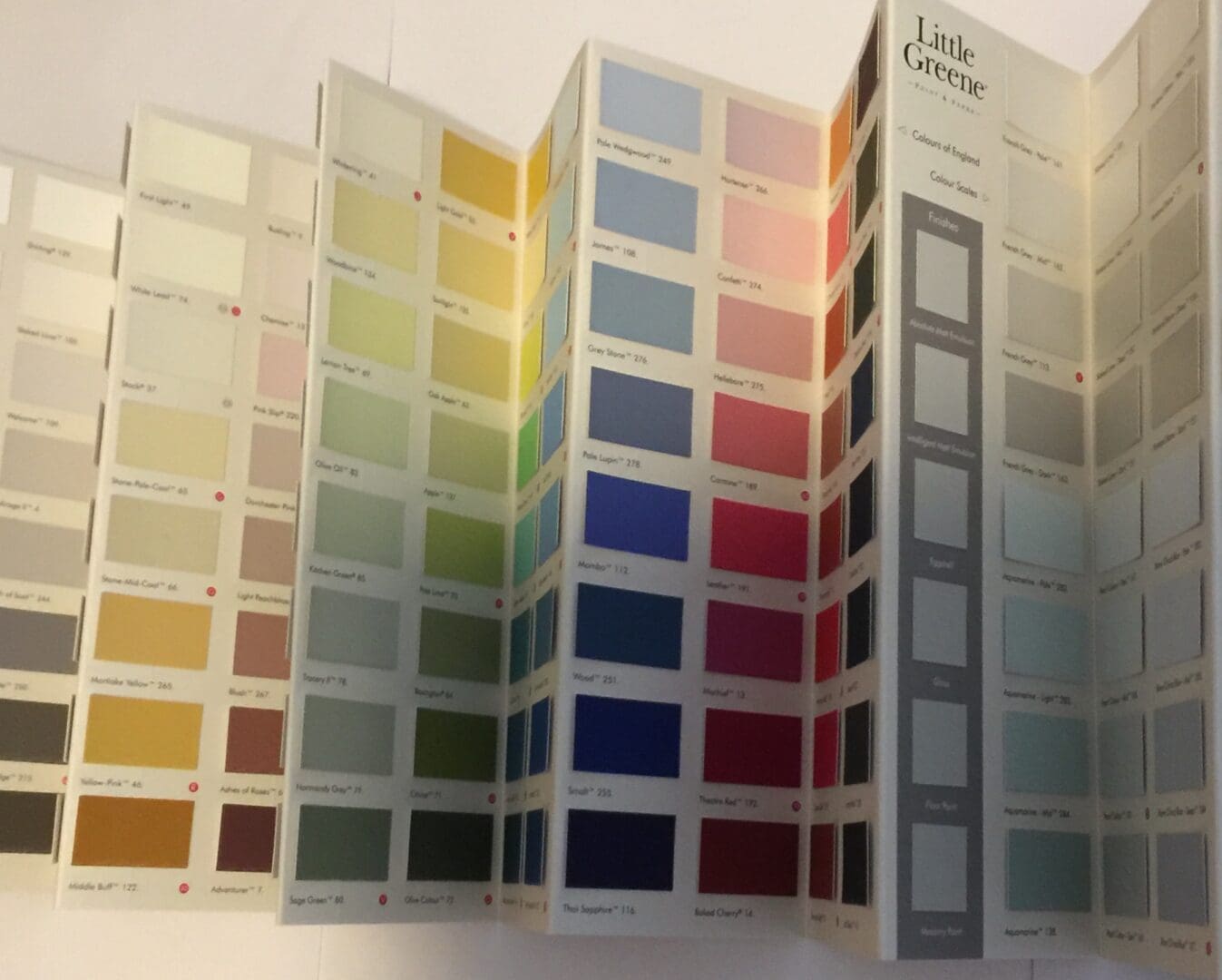 Little Greene Paint Card - THE SHOOT