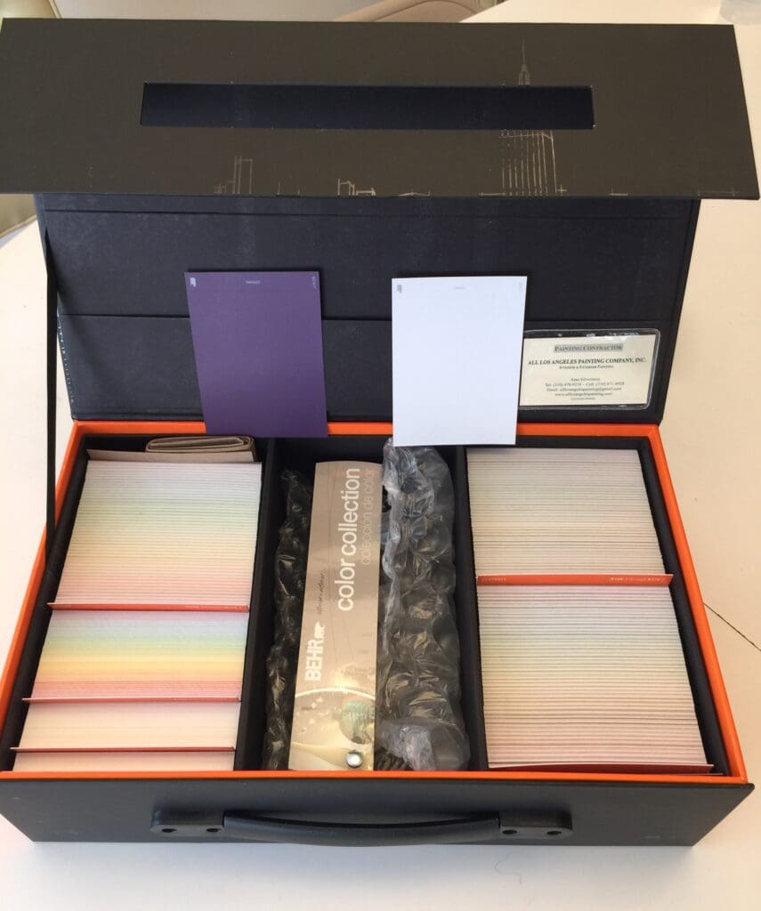 Behr Designer Paint Color Chip Box.