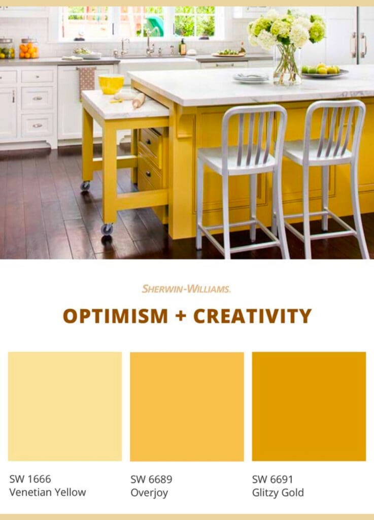 Sherwin Williams Yellows. 