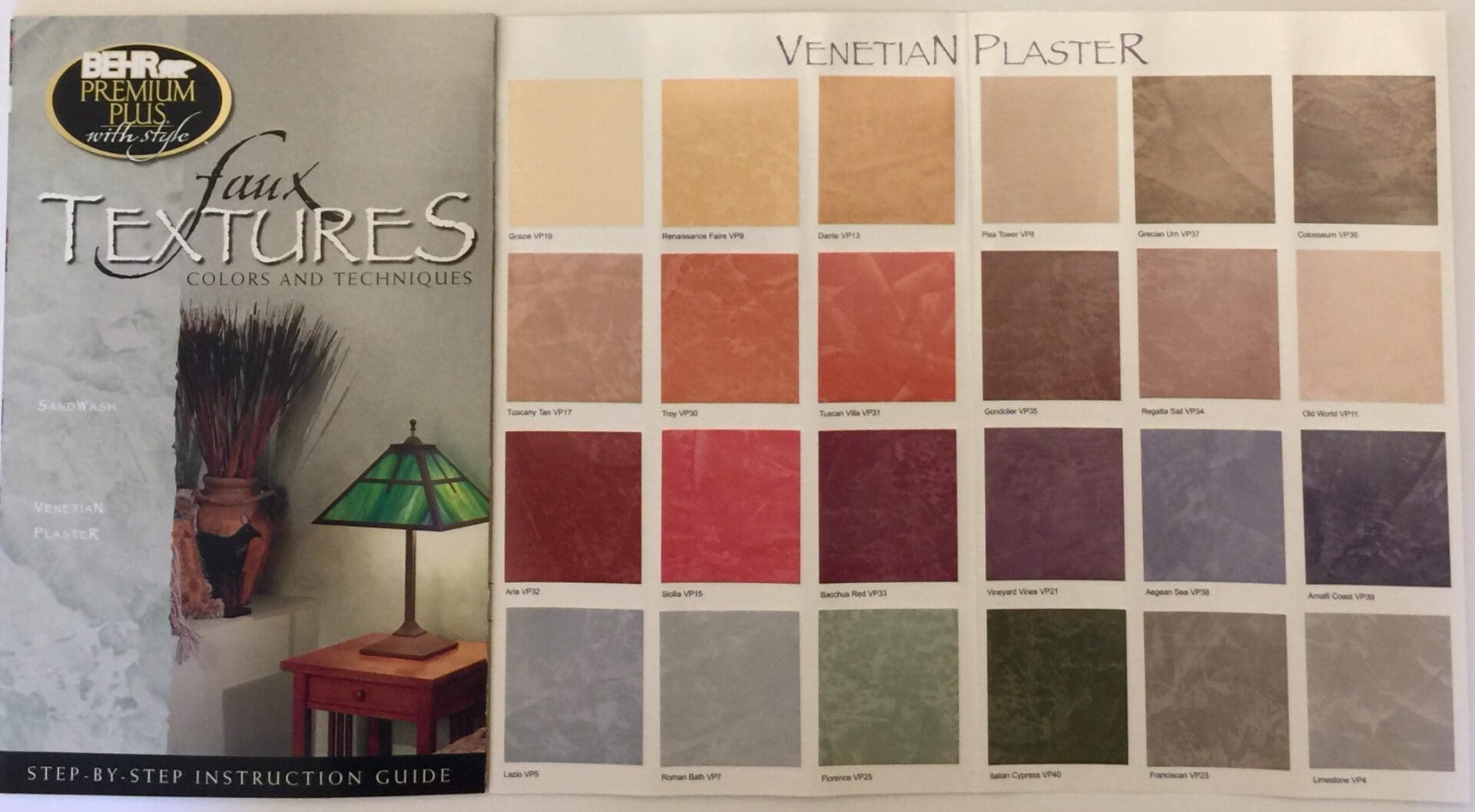 Plaster Color Chart