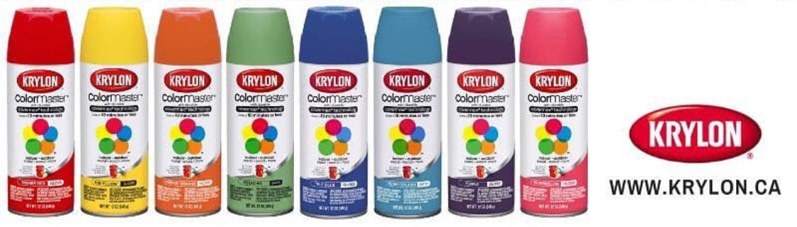 Spray Paint Color Palette.