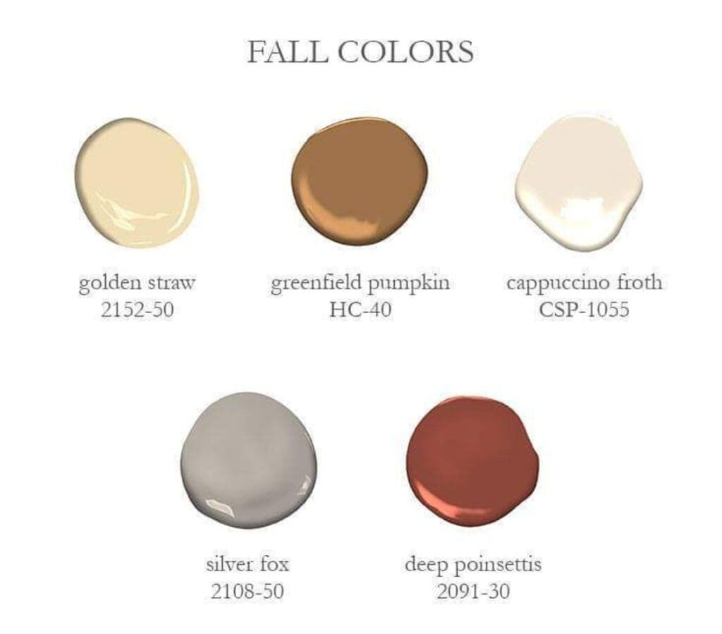 Benjamin Moore Fall Paint Colors.