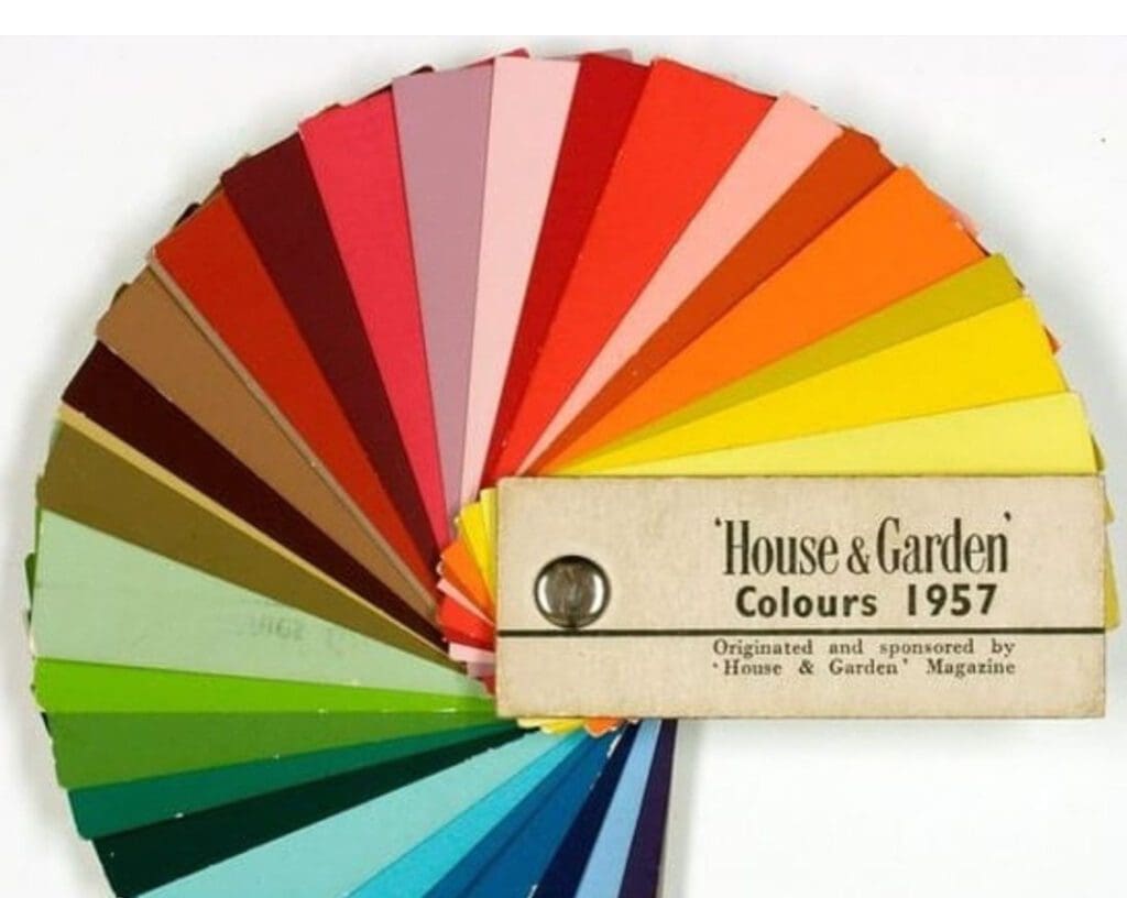 Vintage House & Garden Paint Colors. 