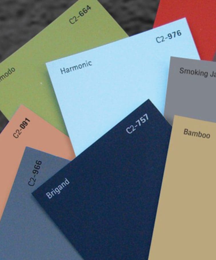 C2 Paint Color Chips