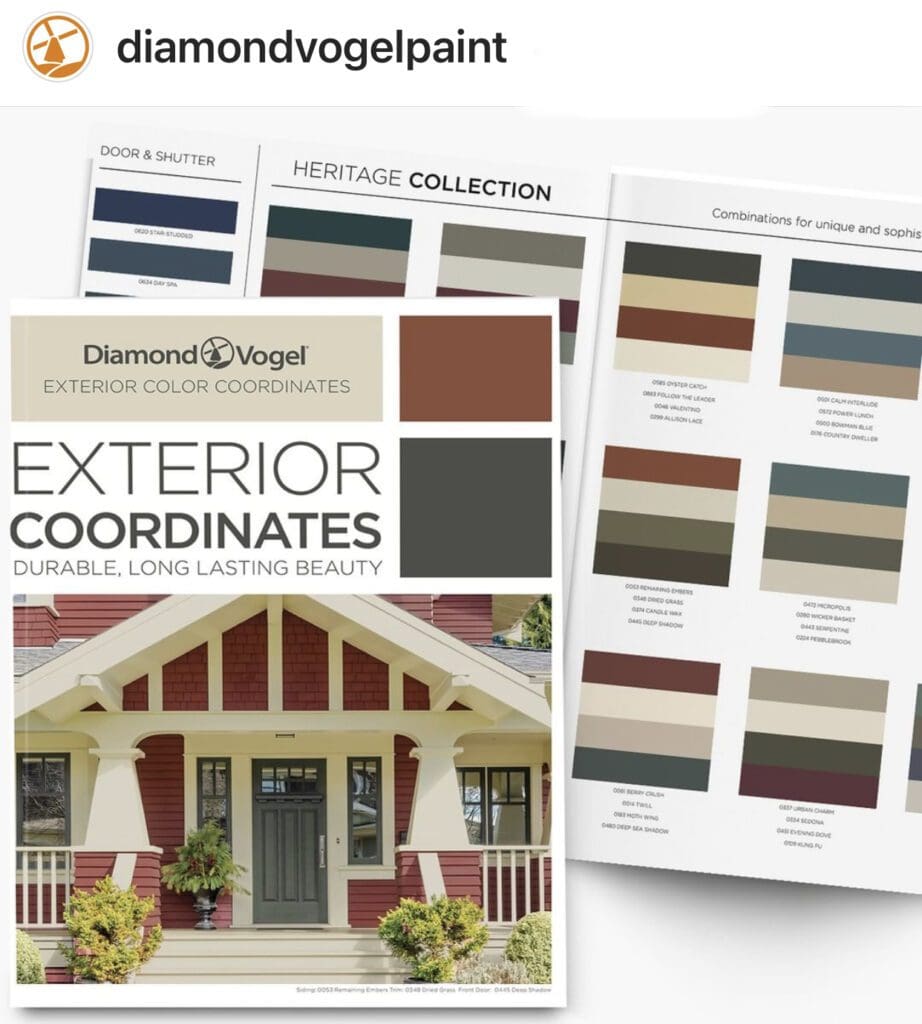 Exterior Combinations Color Chart