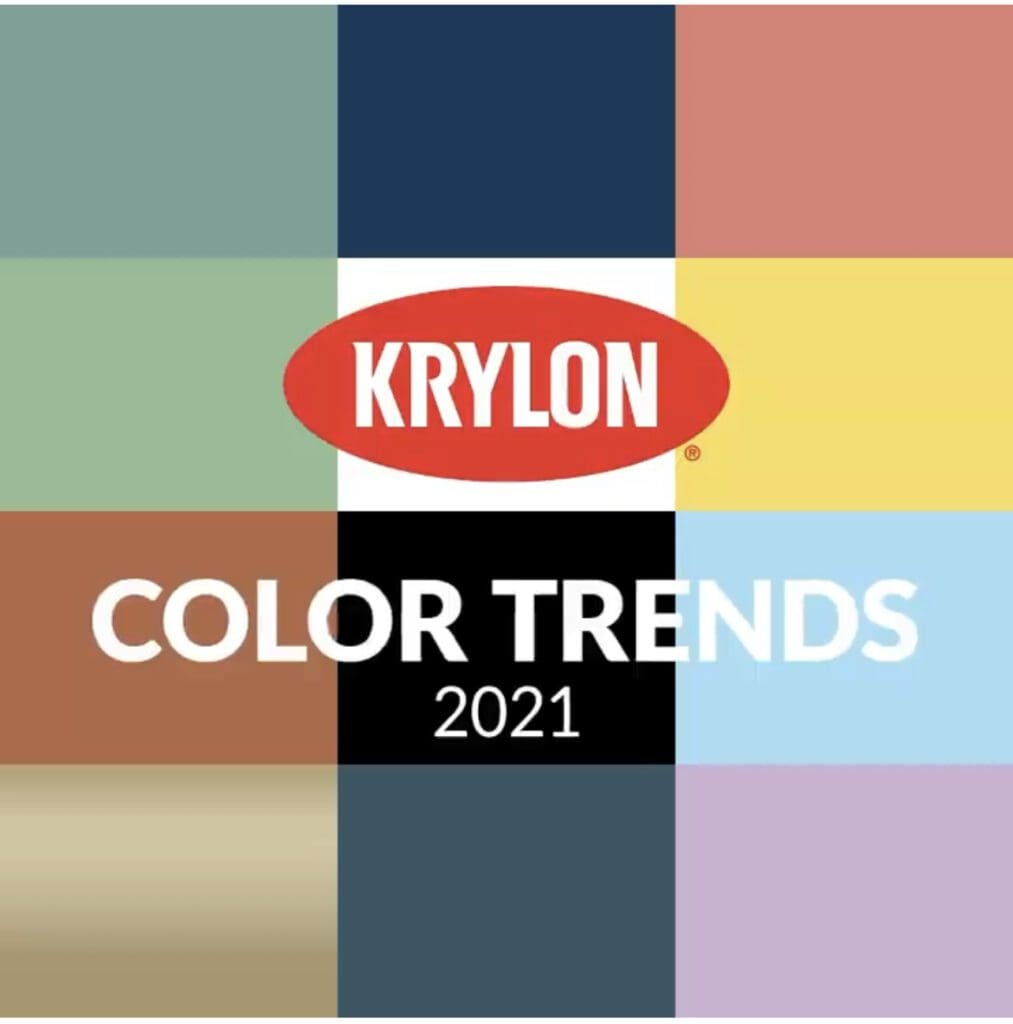 Krylon 2021 Trending Color Palette