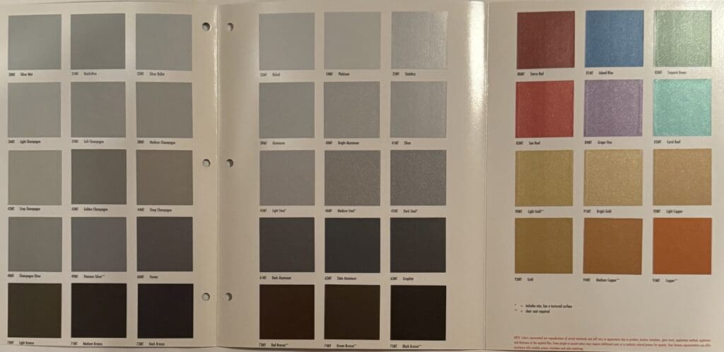 Tnemec Metallic Colors