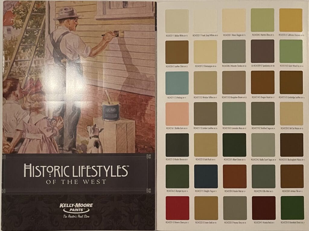 Historic Lifestyles of the West Color Chart Part 2.