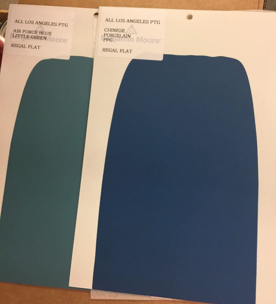 House Paint Color Samples