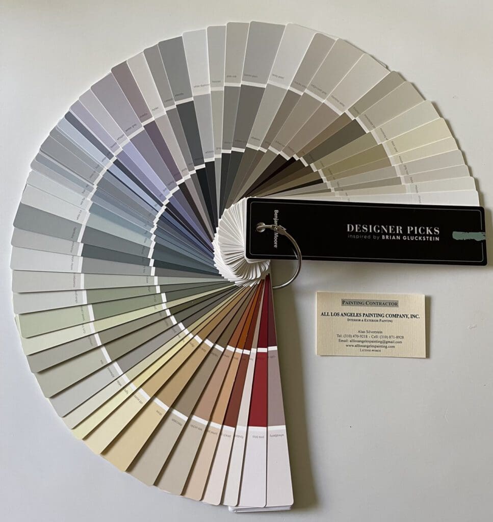 Designer Picks Benjamin Moore Brian Gluckstein color fan deck