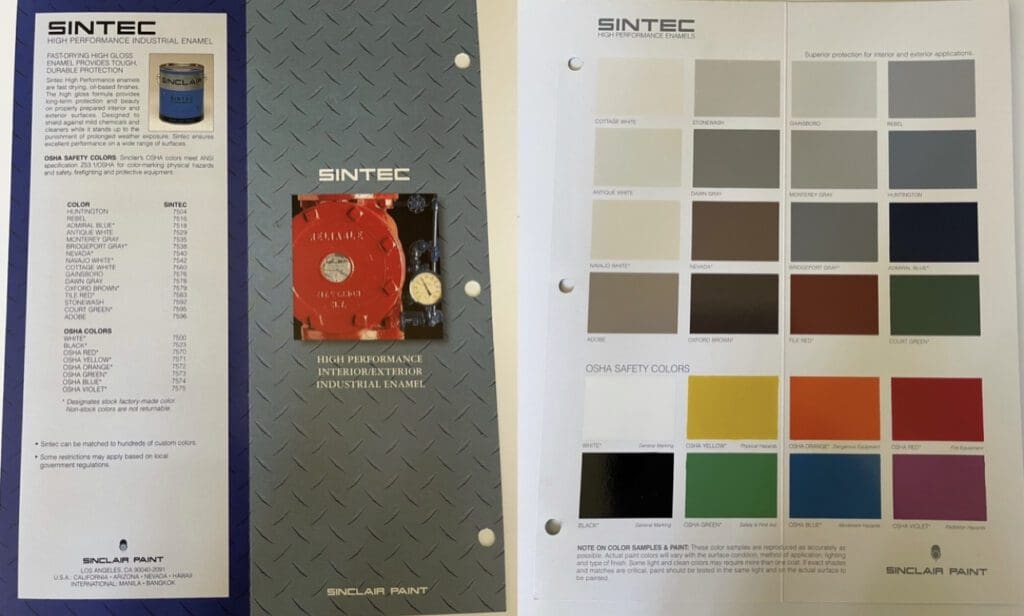 sinclair-sintec-color-chart