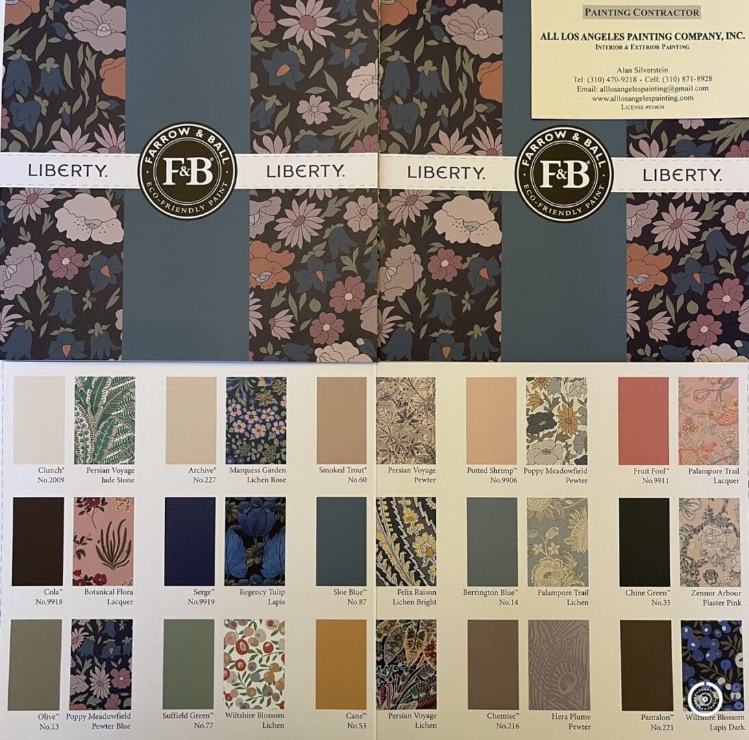 liberty wallpaper farrow and ball