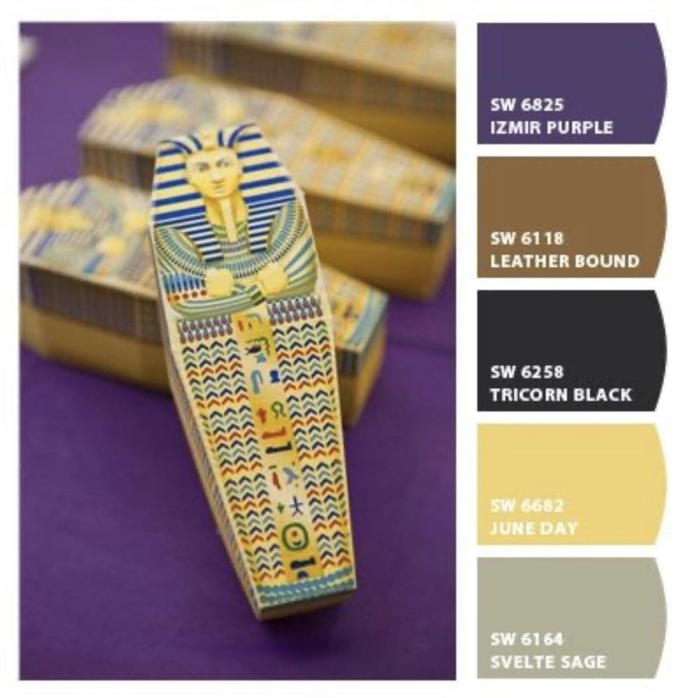 Ancient Egyptian Color Inspiration Sherwin Williams.