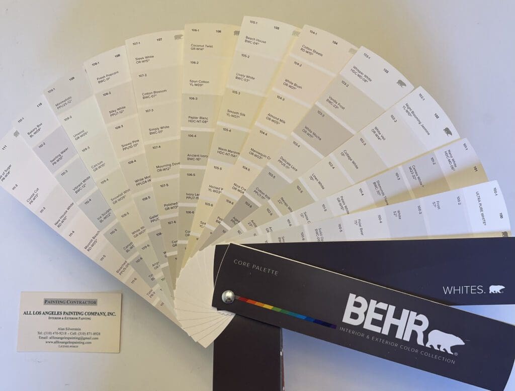 Behr Paint White Color Collection