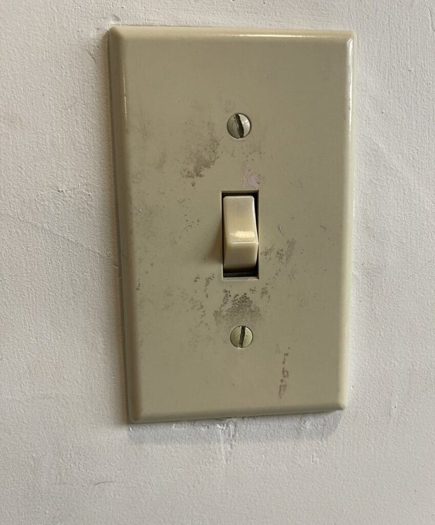 Unsightly Dirty Switch Plates