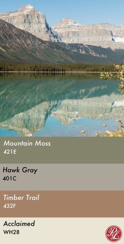 Pratt & Lambert Rocky Mountain Paint Color Palette