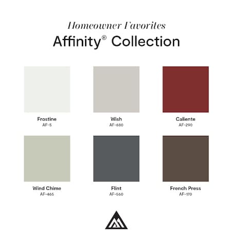 Benjamin Moore Affinity Colors. 