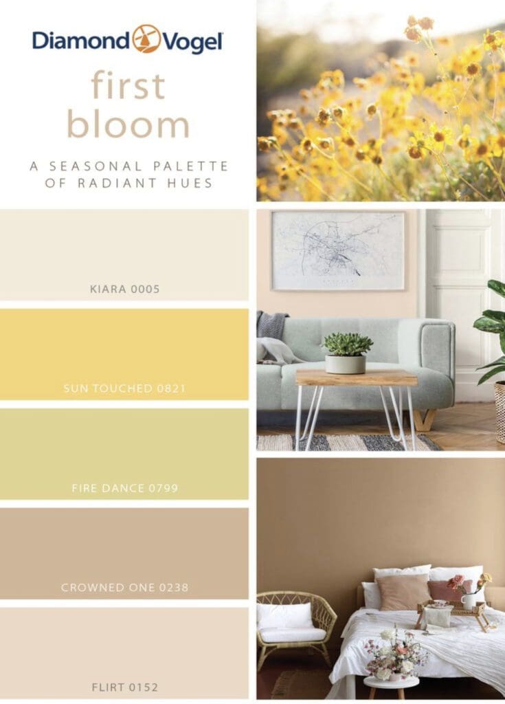 Diamond Vogel Spring Paint Color Palette. All Los Angeles Painting Company, Inc.