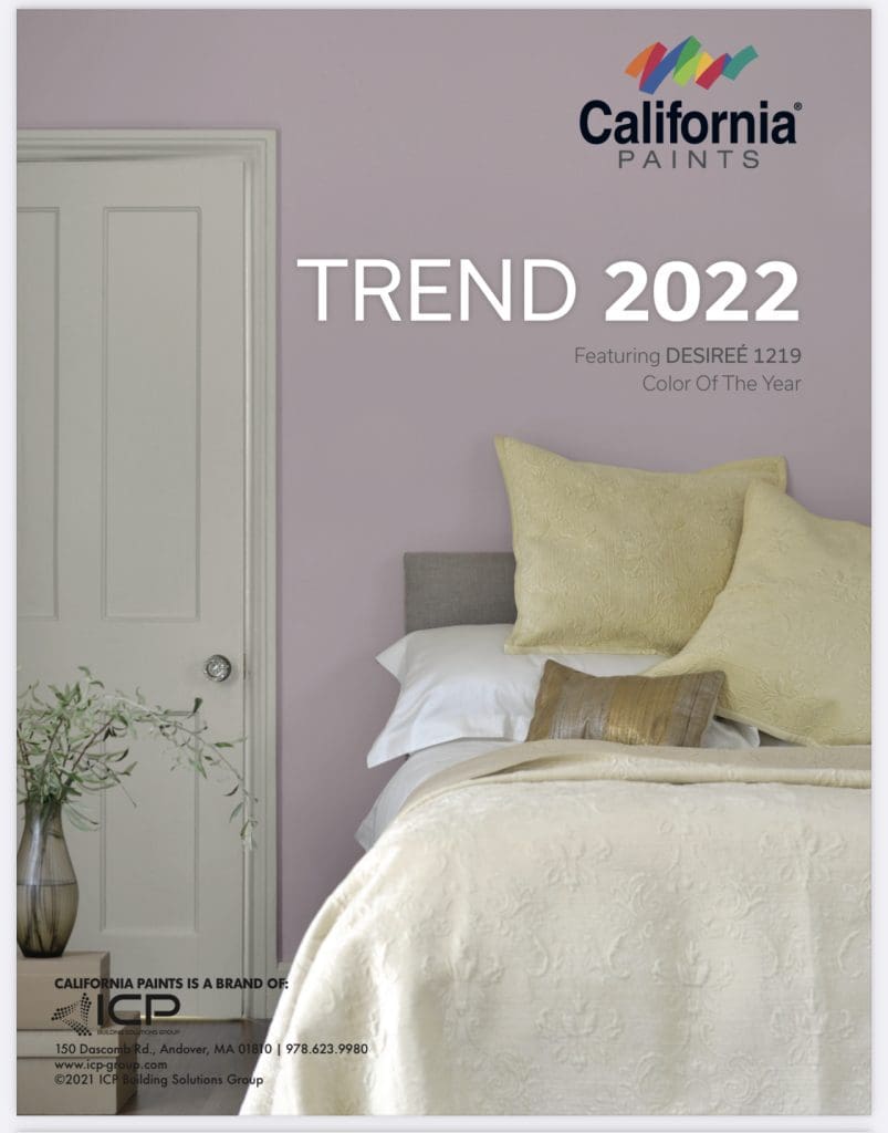 California Paints 2022 Color of the Year | Desiree. All Los Angeles Painting Company, Inc.