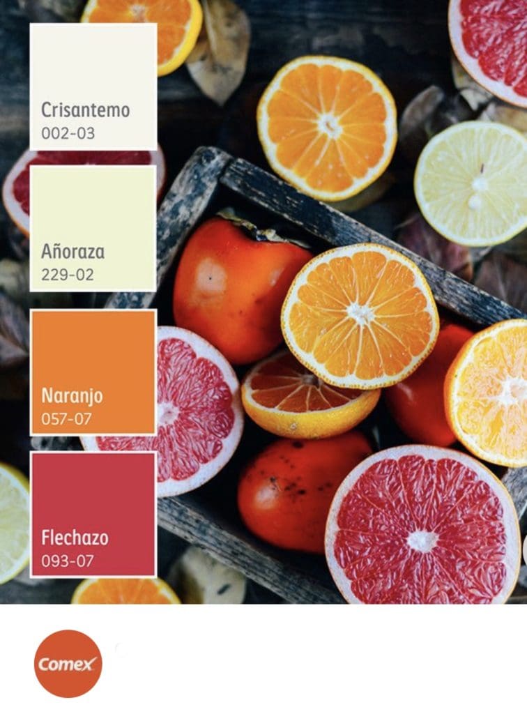 Comex Citrus Inspired Paint Color Palette. All Los Angeles Painting Company, Inc.