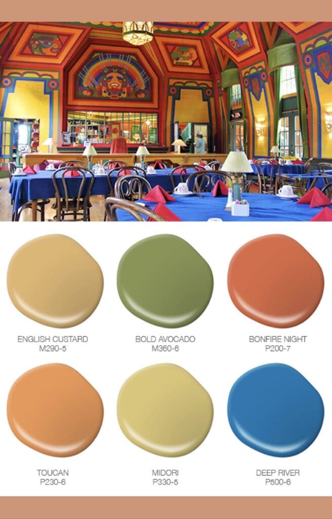 Behr Naniboujou Paint Color Inspiration Palette. All Los Angeles Painting Company, Inc.