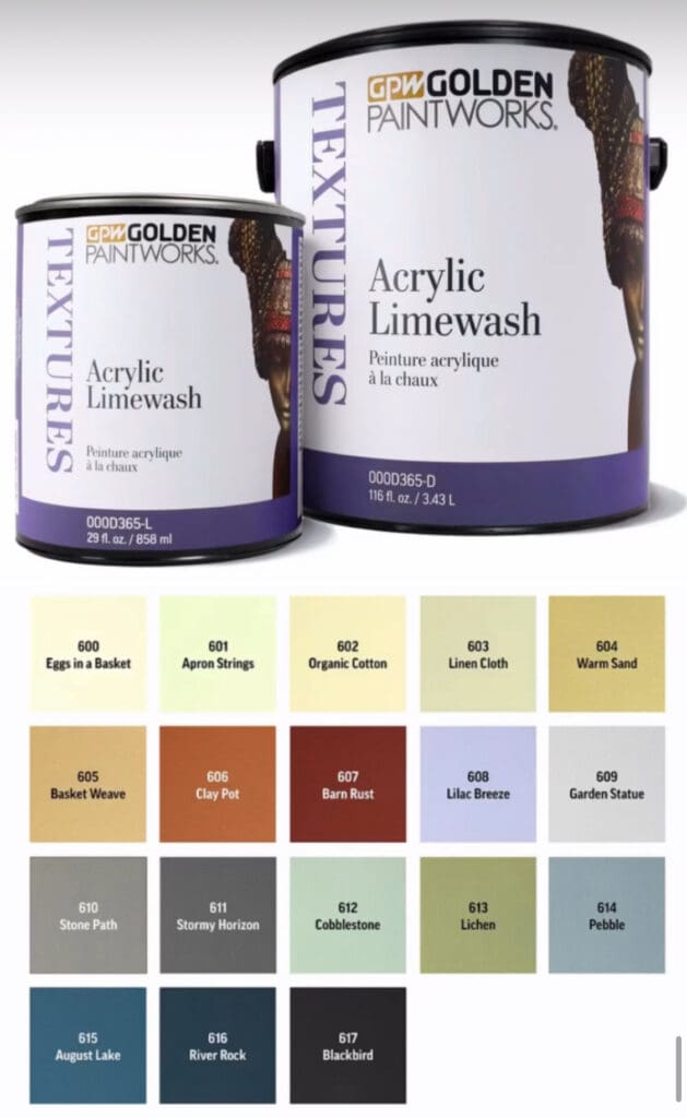 Golden Paintworks Limewash Colors