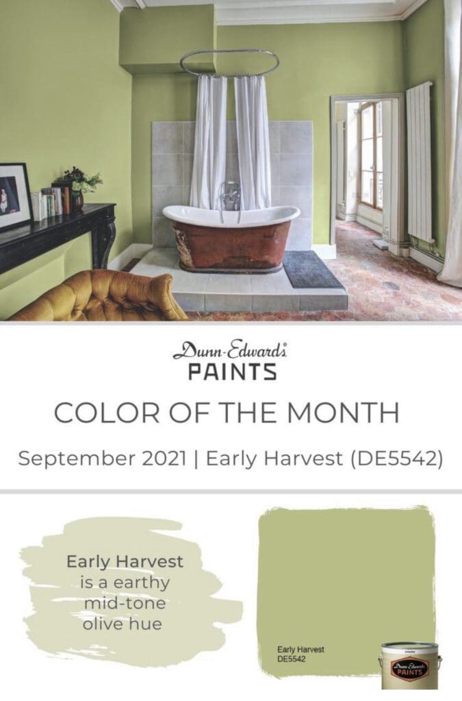 Dunn Edwards September 2021 Color of the Month