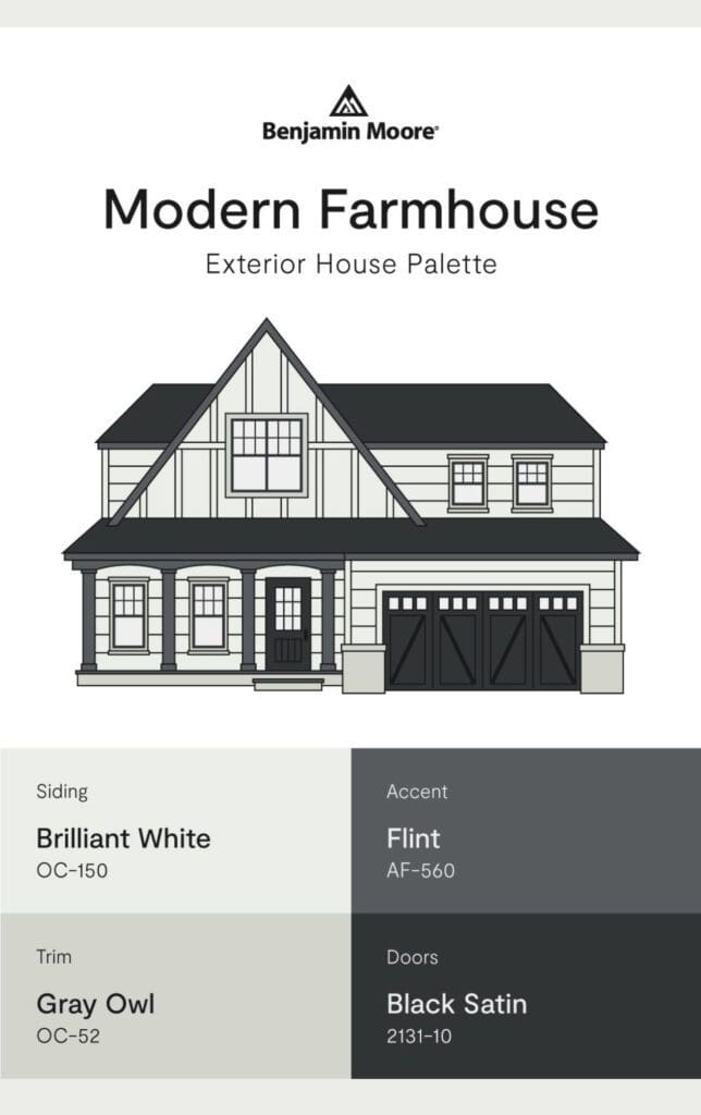 Benjamin Moore Modern Farmhouse Exterior Paint Colors. All Los Angeles Painting Company, Inc,