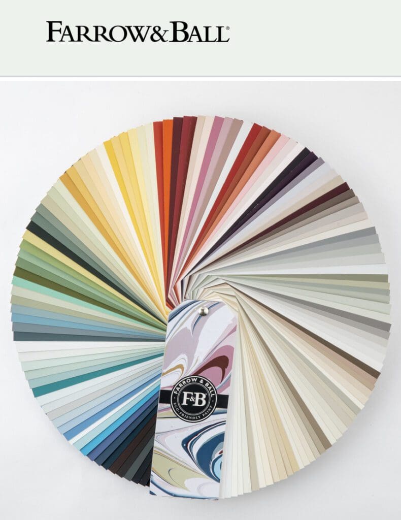 Farrow & Ball Medium Color Fan Deck.