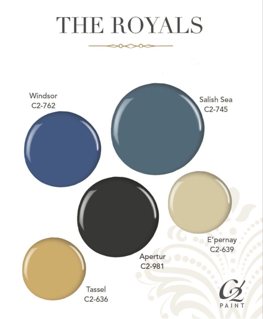 C2 Paint | Royal Tones Color Palette. All Los Angeles Painting Company, Inc.