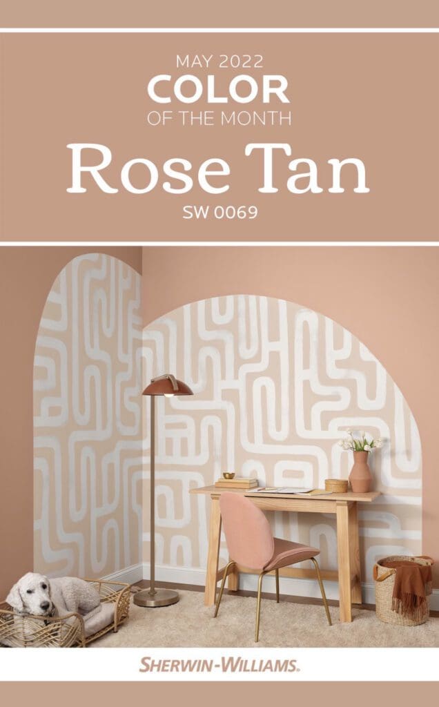 Sherwin Williams May 2022 Color of the Month | Rose Tan. All Los Angeles Painting Company, Inc.