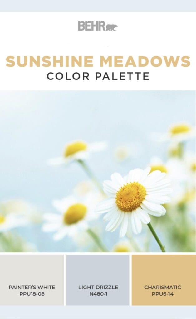 Behr | Sunshine Meadows Paint Color Palette. All Los Angeles Painting Company, Inc.