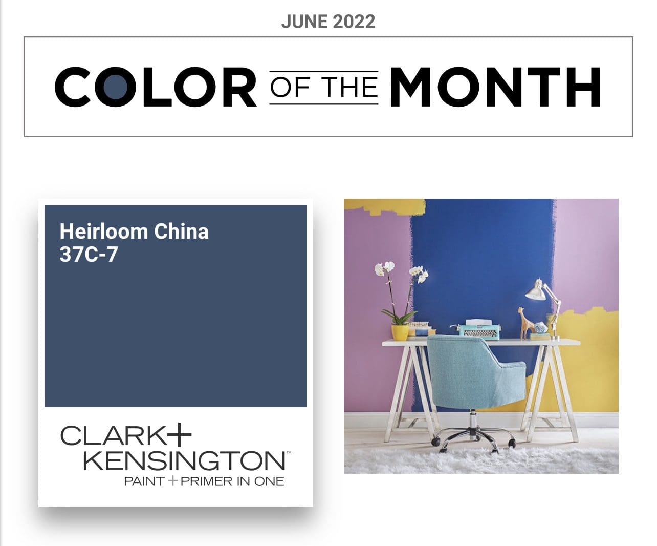 Clark+Kensington June 2022 Color of the Month