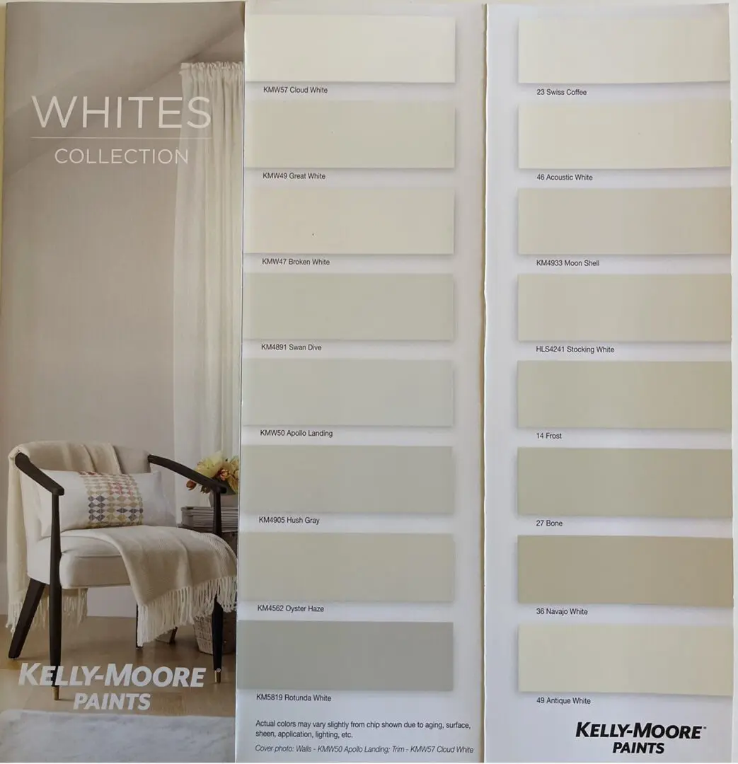 Kelly-Moore Paints | Whites Collection