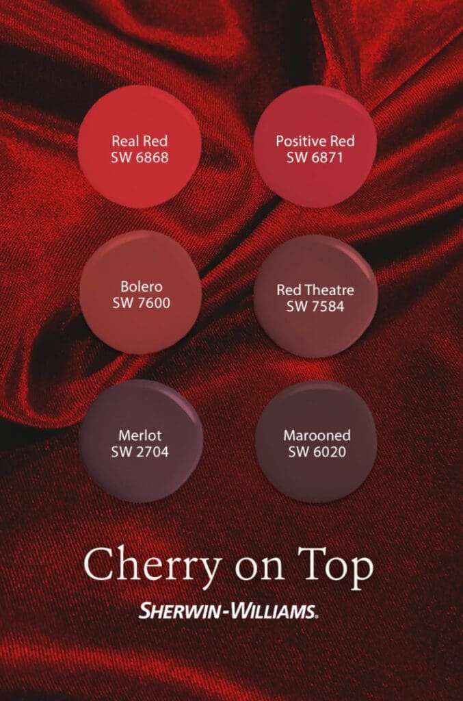 Sherwin Williams Cherry Red Paint Colors.