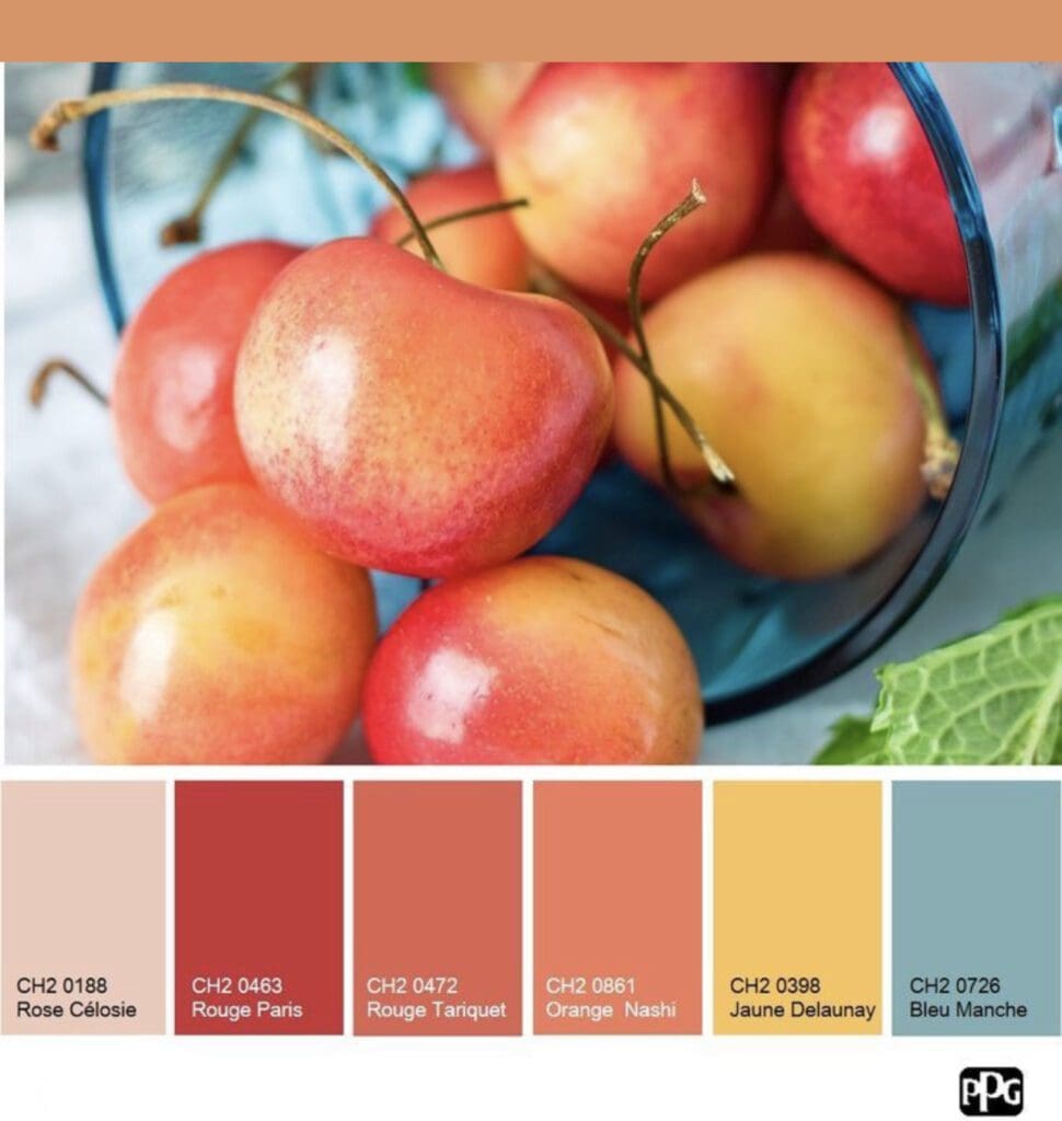 PPG | Rainier Cherry Color Inspiration. All Los Angeles Painting Company, Inc.