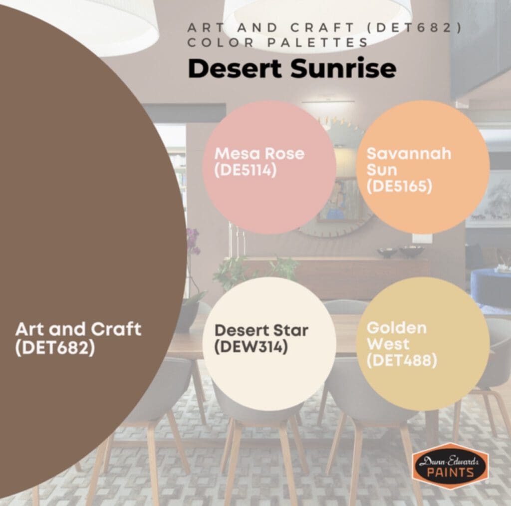 Dunn Edwards | Desert Sunrise Color Palette. All Los Angeles Painting Company, Inc.