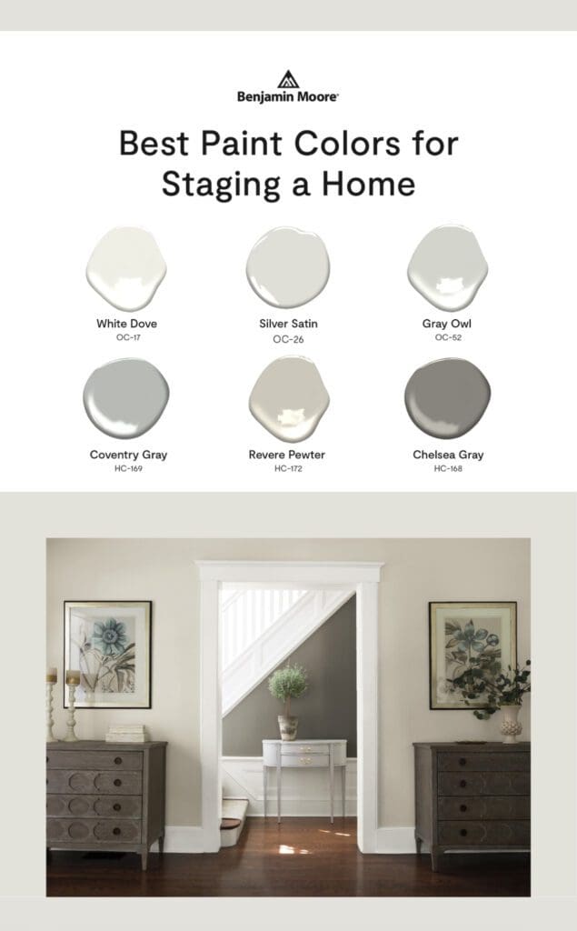 Benjamin Moore | Best Colors for Selling a Home. All Los Angeles Painting Company, Inc.