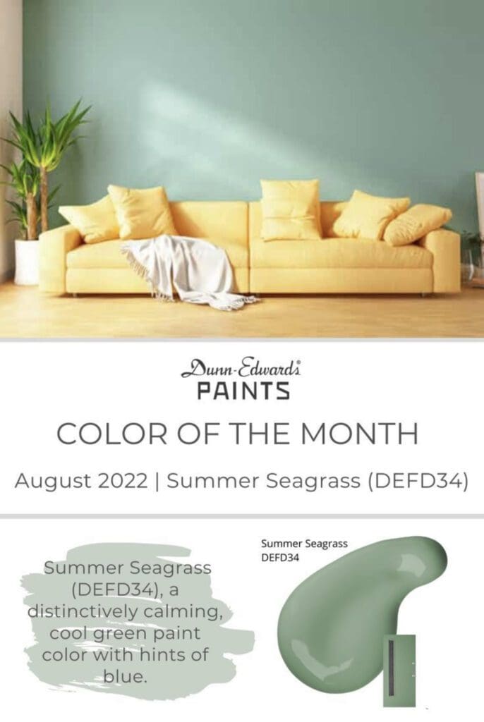 Dunn Edwards August 2022 Color of the Month