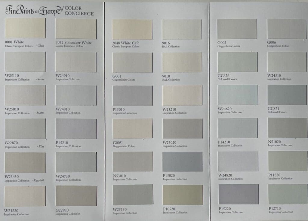 Fine Paints of Europe White Palette
