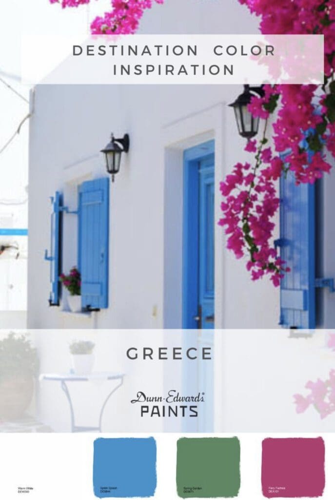 Dunn Edwards | Greece Inspired Colors