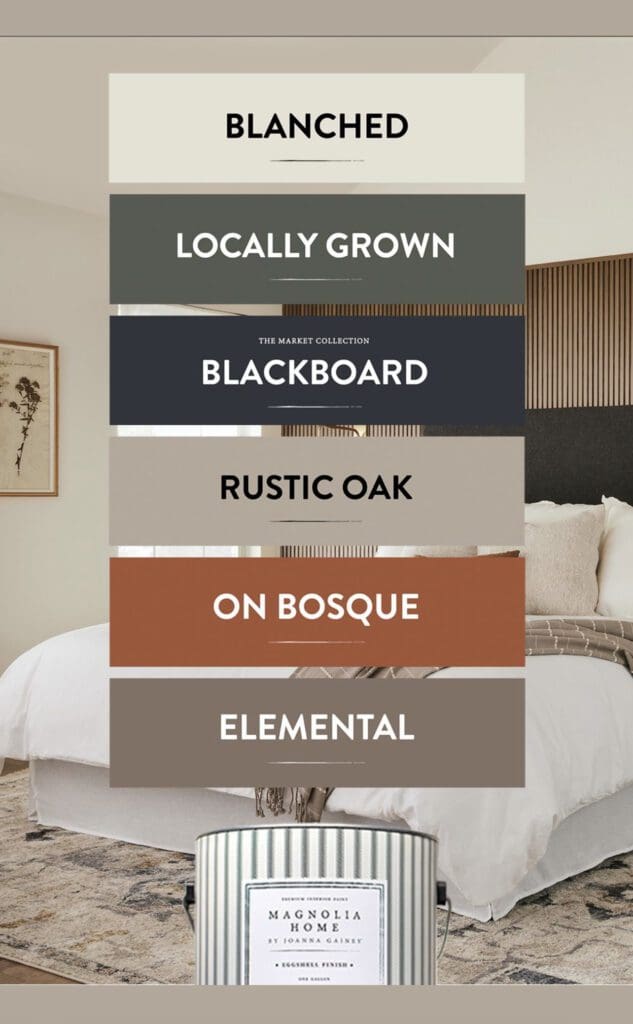 Magnolia Home Sophisticated Modern Color Palette. All Los Angeles Painting Company, Inc.