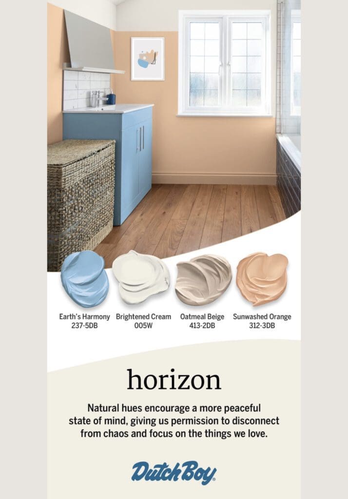 Dutch Boy Paint Horizon Color Palette.