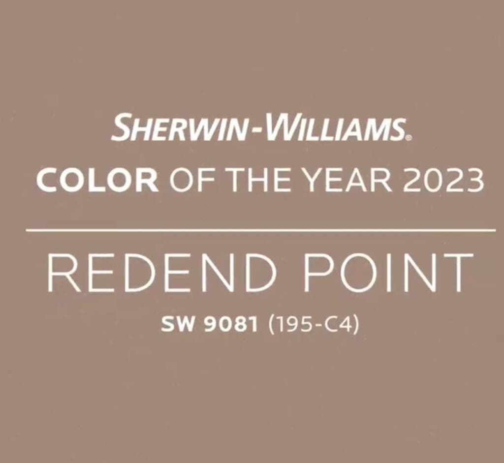 Sherwin Williams 2023 Color of the Year | Redend Point. All Los Angeles Painting Company, Inc.