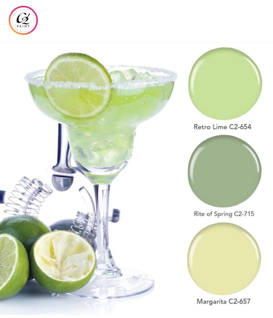 C2 Paint Daiquiri Color Inspiration Palette. All Los Angeles Painting Company, Inc.