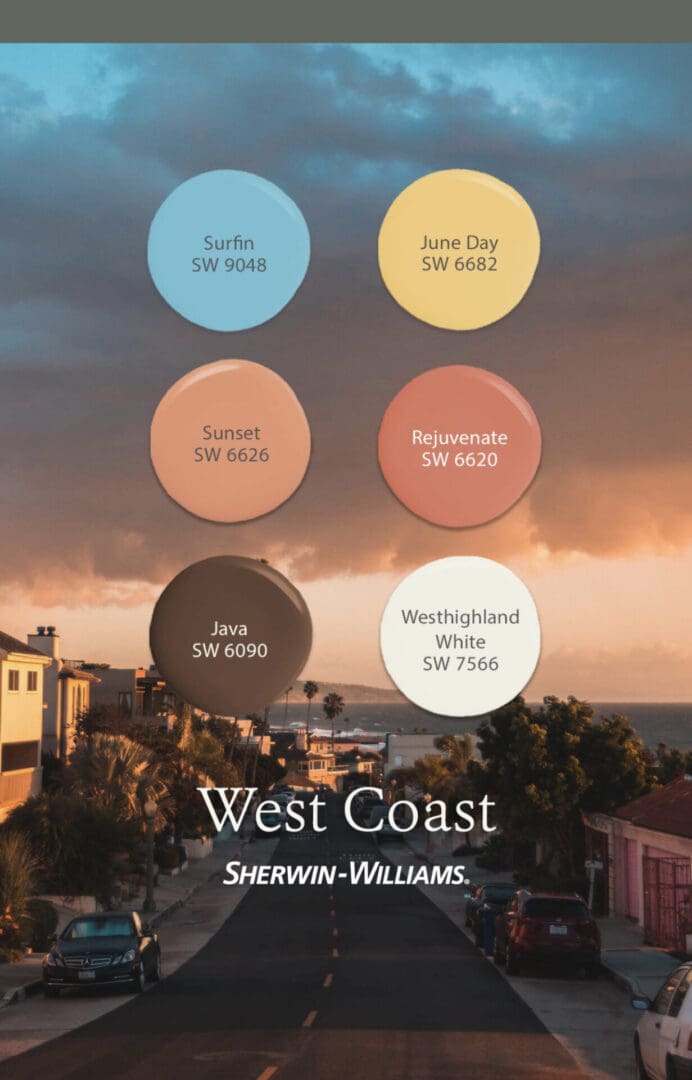 Sherwin Williams west coast color inspiration