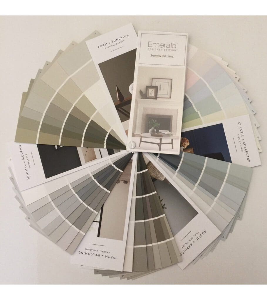 Sherwin Williams Emerald Edition Fan Deck. All Los Angeles Painting Company, Inc.